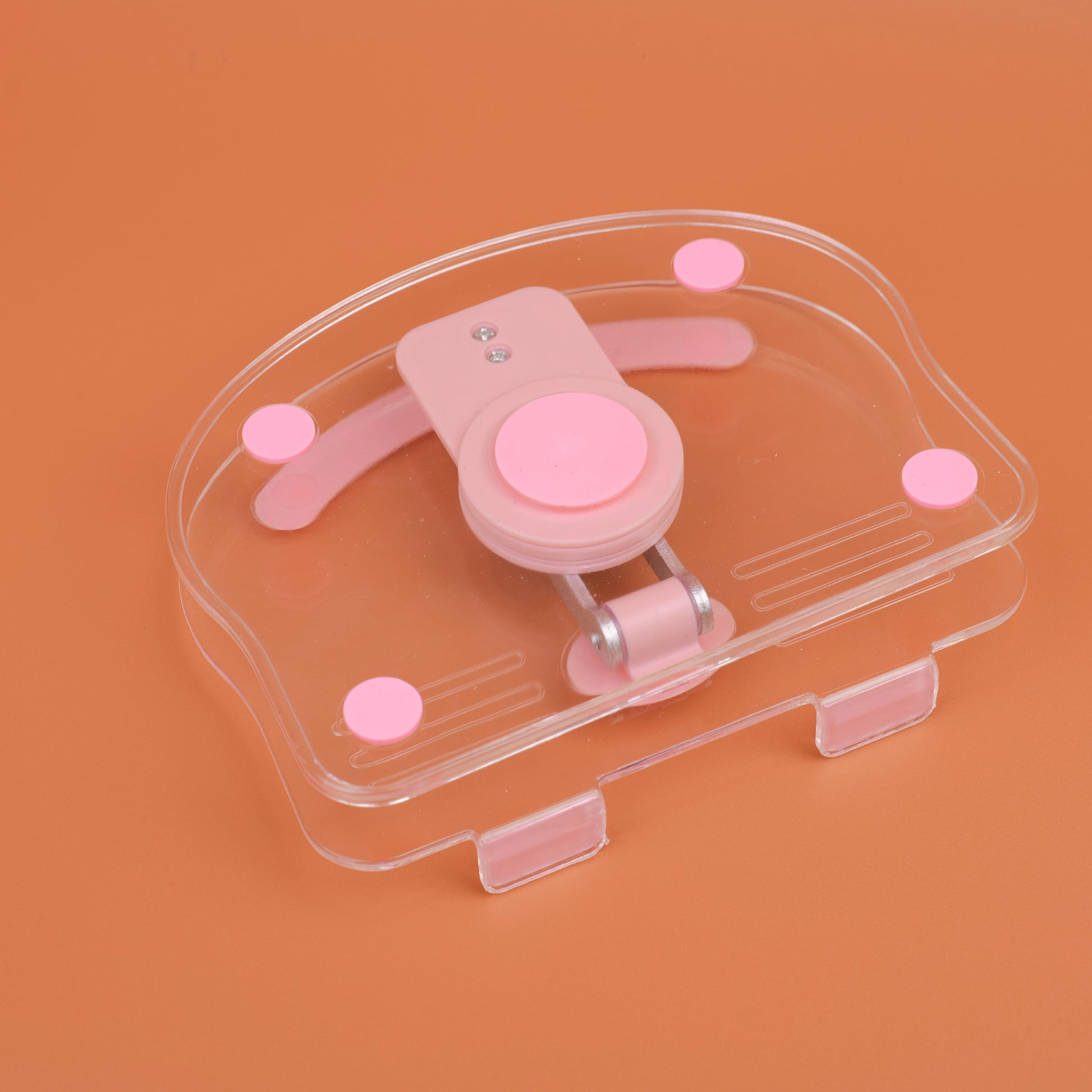 SOPORTE PARA IPAD TRANSPARENTE - ROSADO