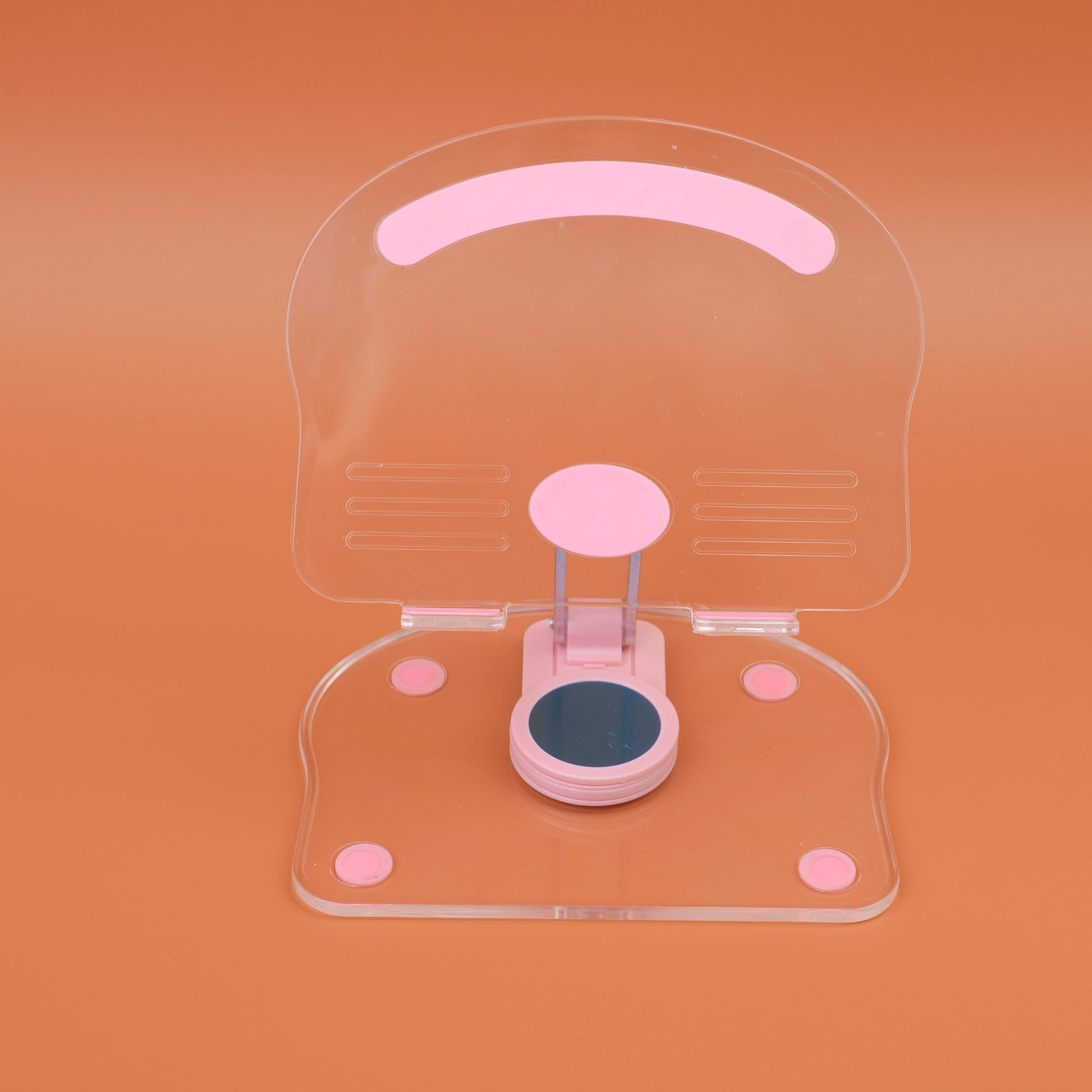 SOPORTE PARA IPAD TRANSPARENTE - ROSADO