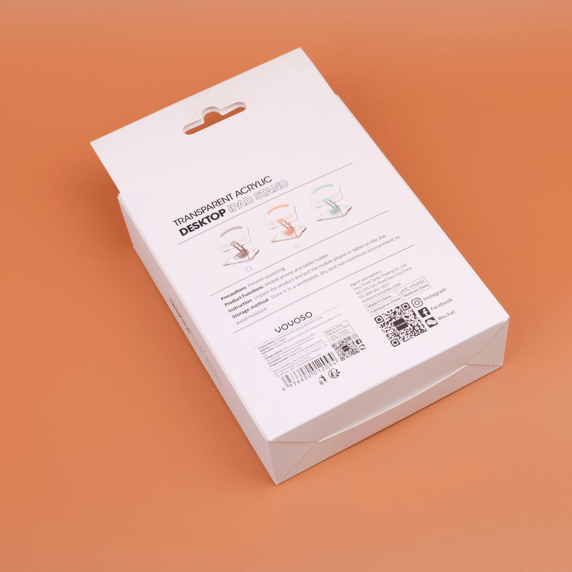 SOPORTE PARA IPAD TRANSPARENTE - VERDE