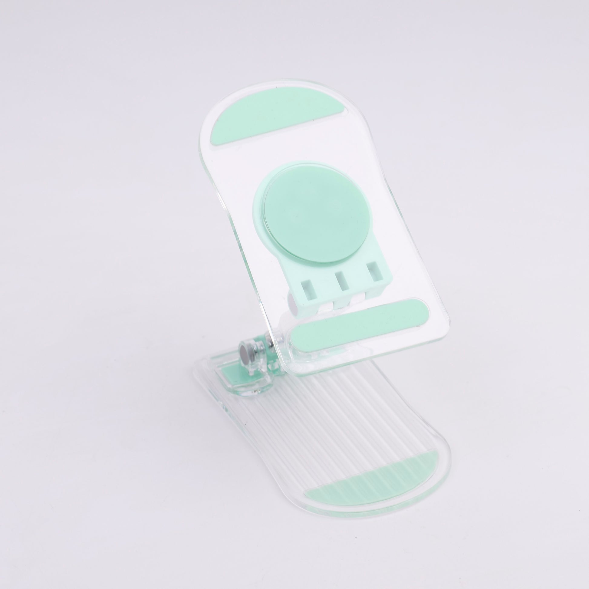 SOPORTE PARA CELULAR TRANSPARENTE - VERDE