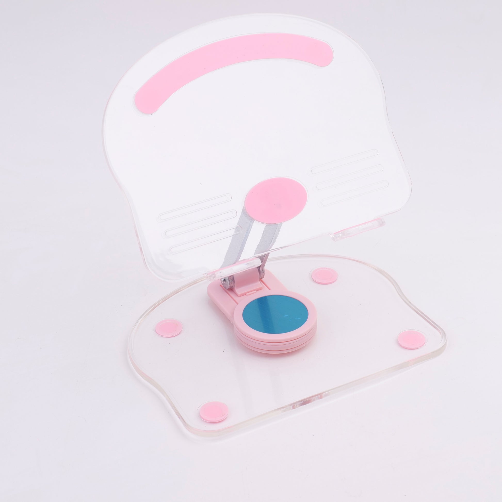 SOPORTE PARA IPAD TRANSPARENTE - ROSADO