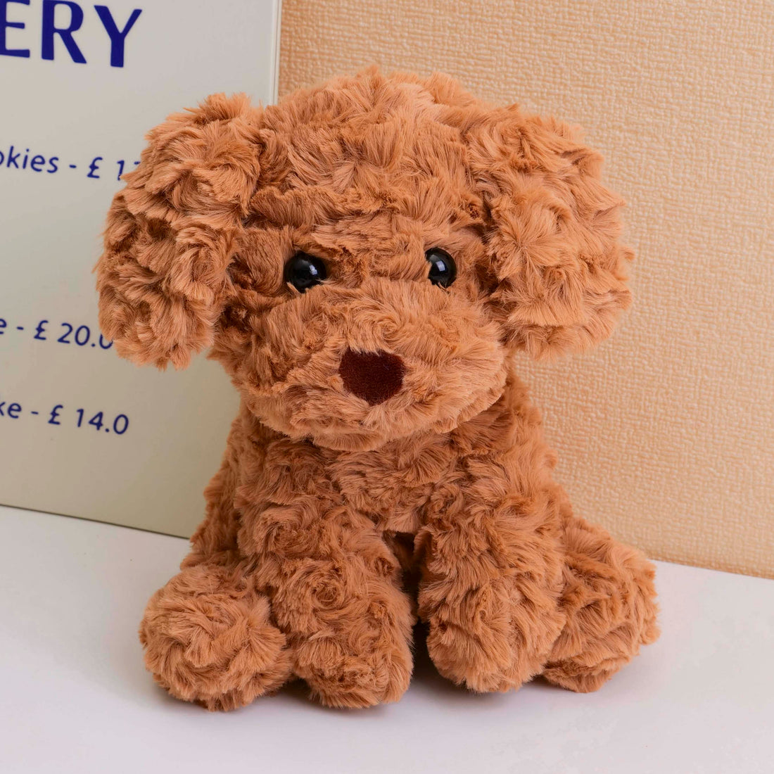 PELUCHE - PERRITO GOLDENDOODLE - 20CM