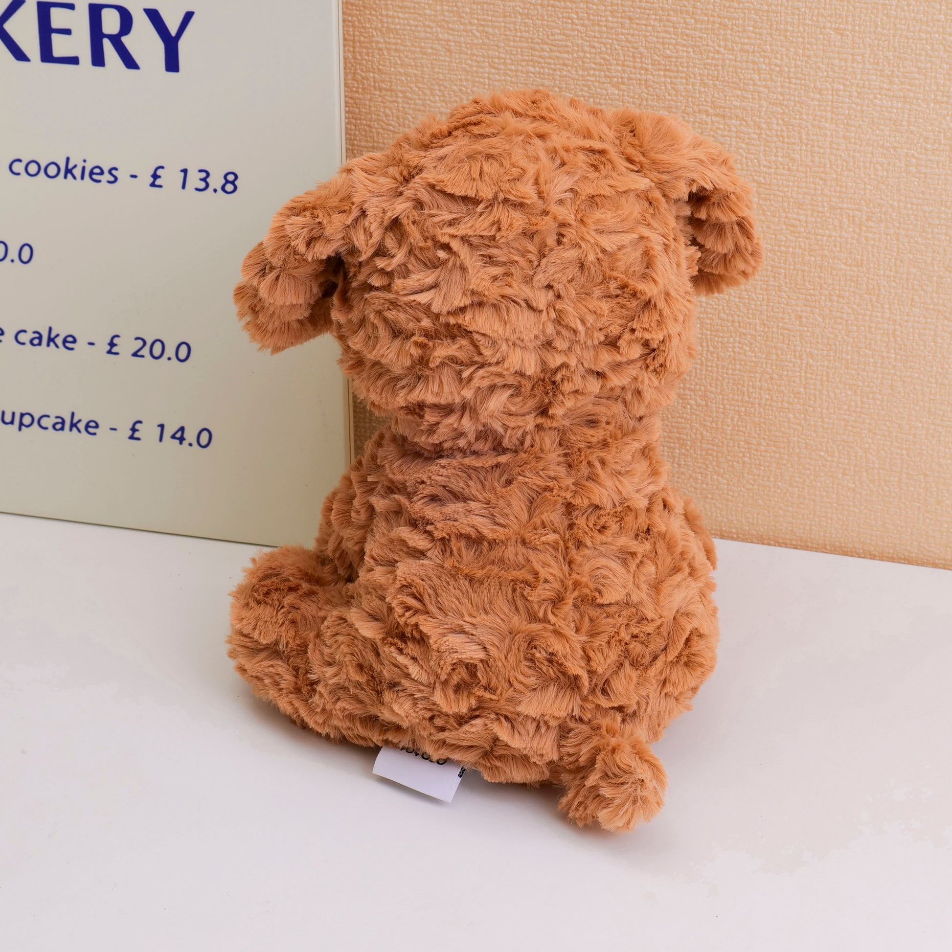 PELUCHE - PERRITO GOLDENDOODLE - 20CM
