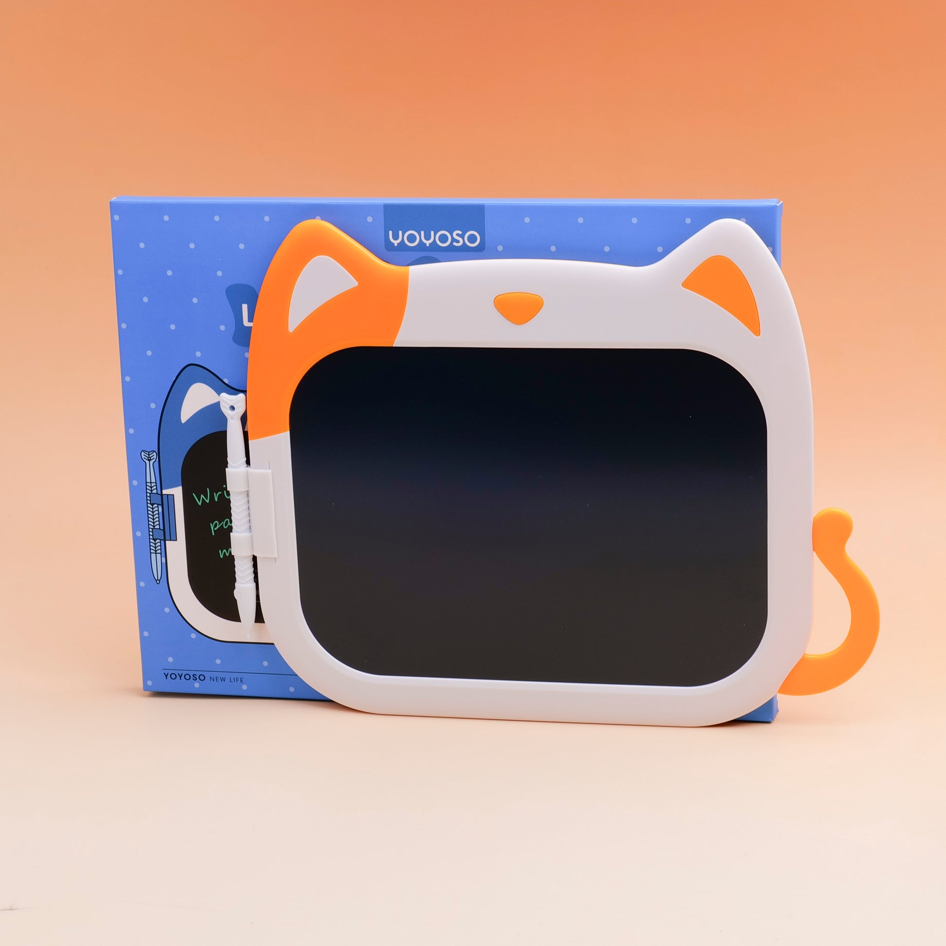 TABLET LCD - GATO - 10 IN - NARANJA