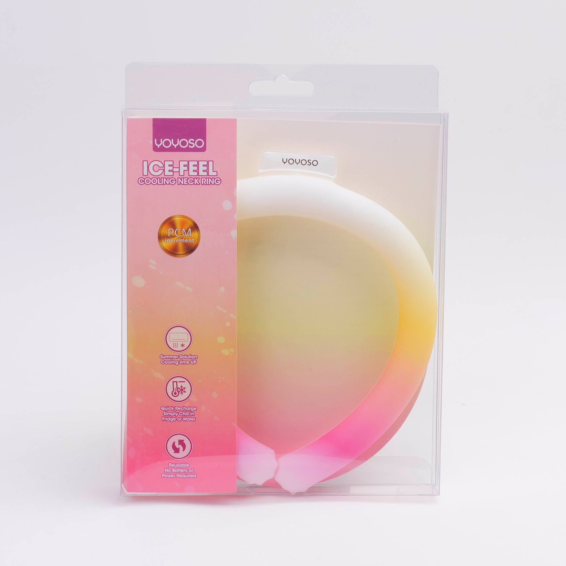 BOLSA DE HIELO PARA EL CUELLO ROSADA - L