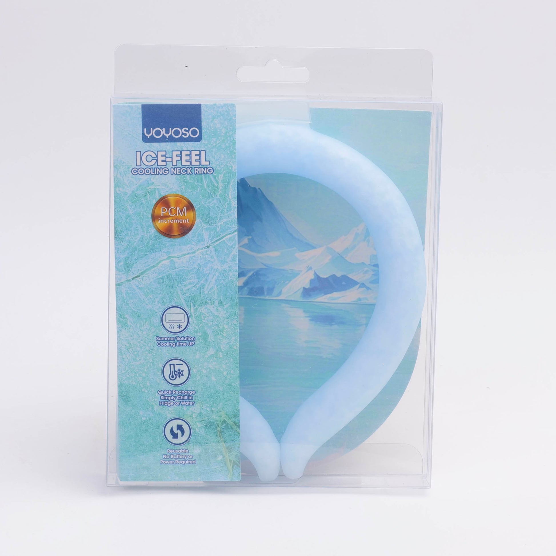 BOLSA DE HIELO PARA EL CUELLO AZUL - M