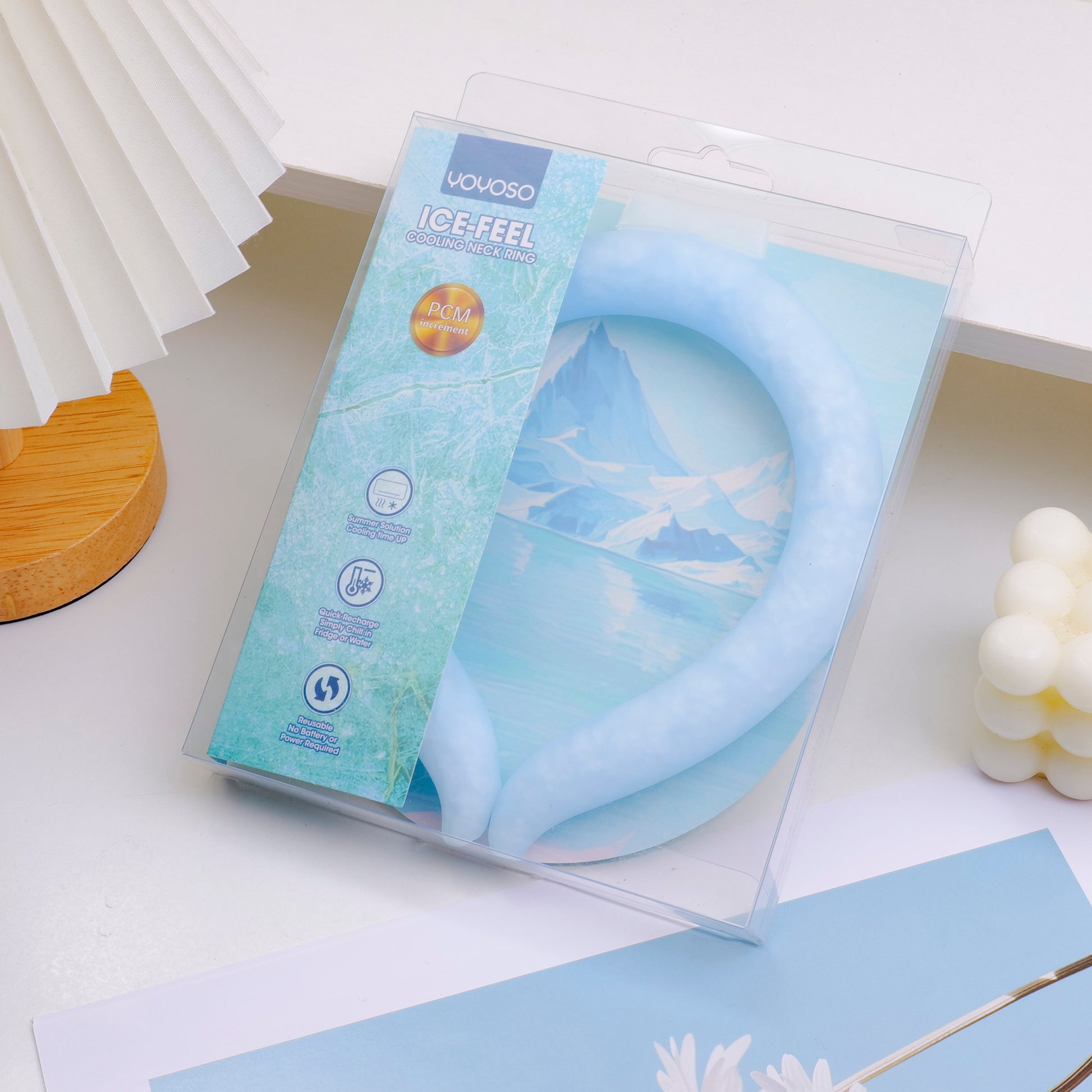 BOLSA DE HIELO PARA EL CUELLO AZUL - M