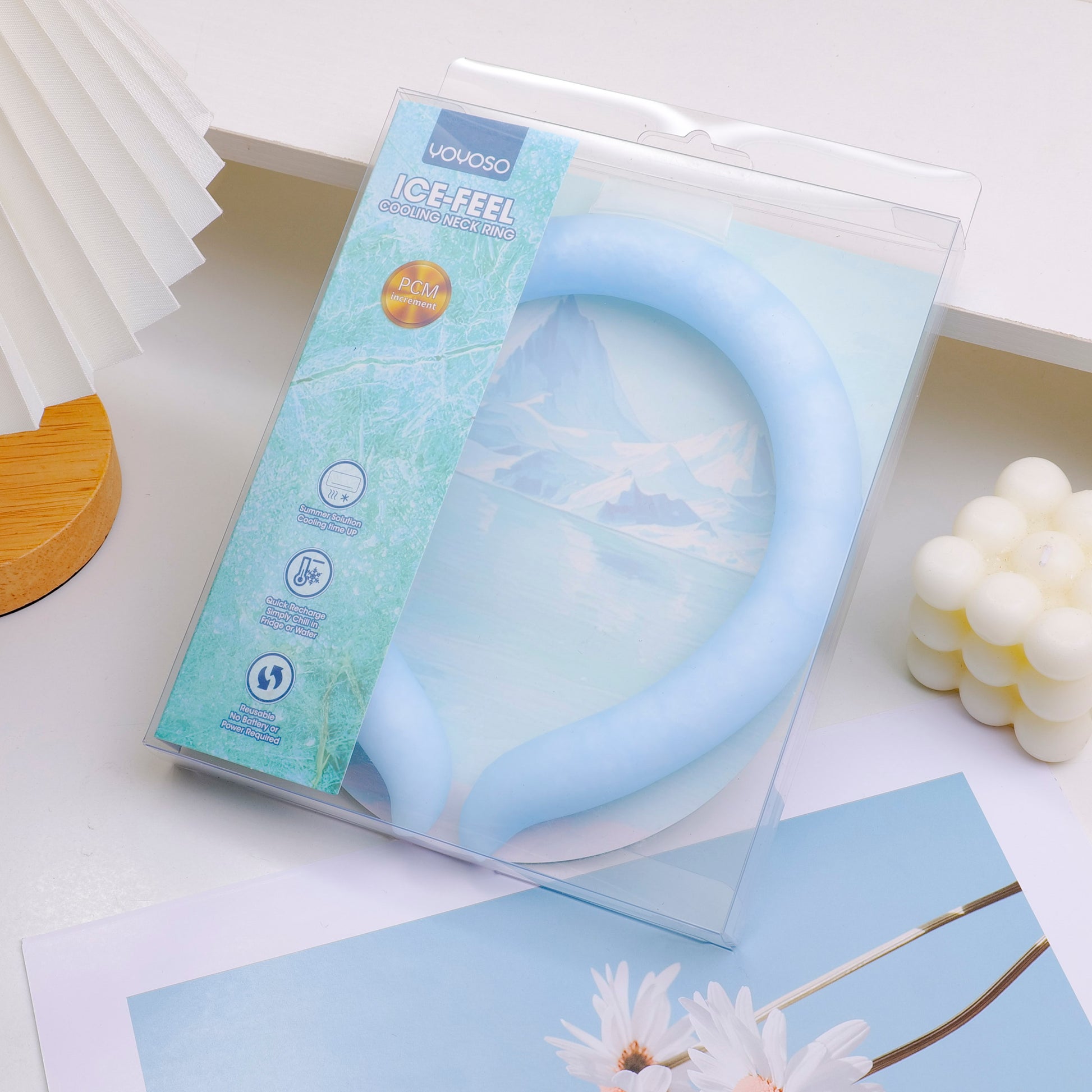 BOLSA DE HIELO PARA EL CUELLO AZUL - L