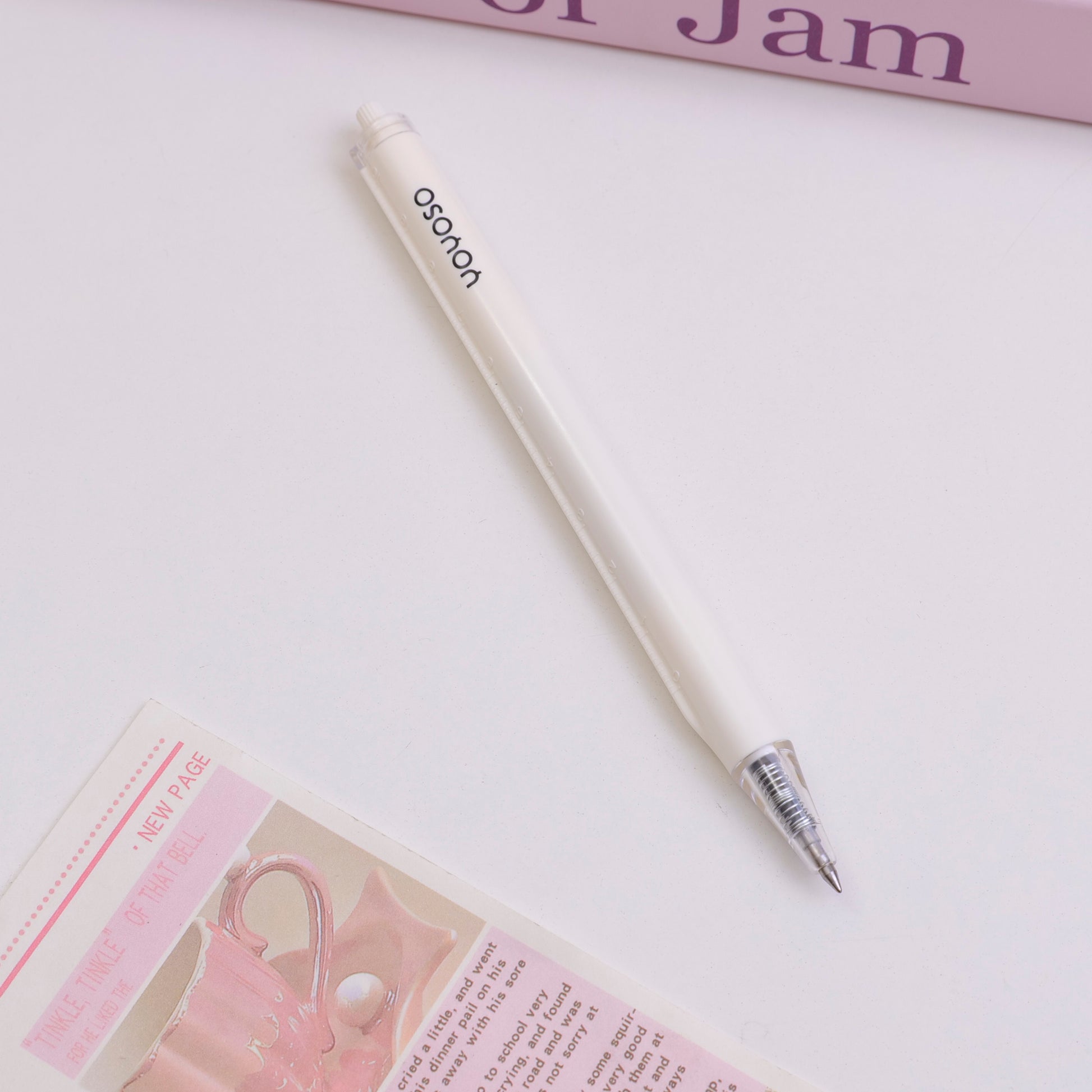 BOLIGRAFO BLANCO - 0.5MM