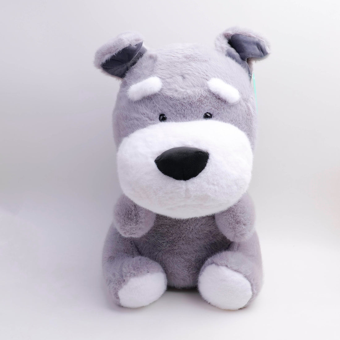 PELUCHES - PERRITO SCHNAUZER SENTADO - 43CM