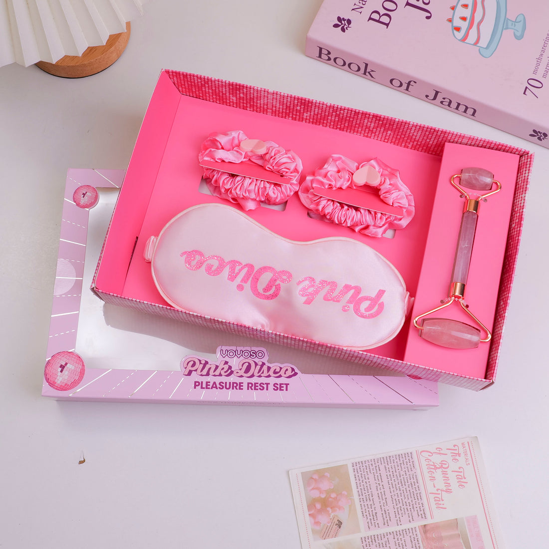 SET DE DESCANDO - ANTIFAZ , COLITAS & ROLLER