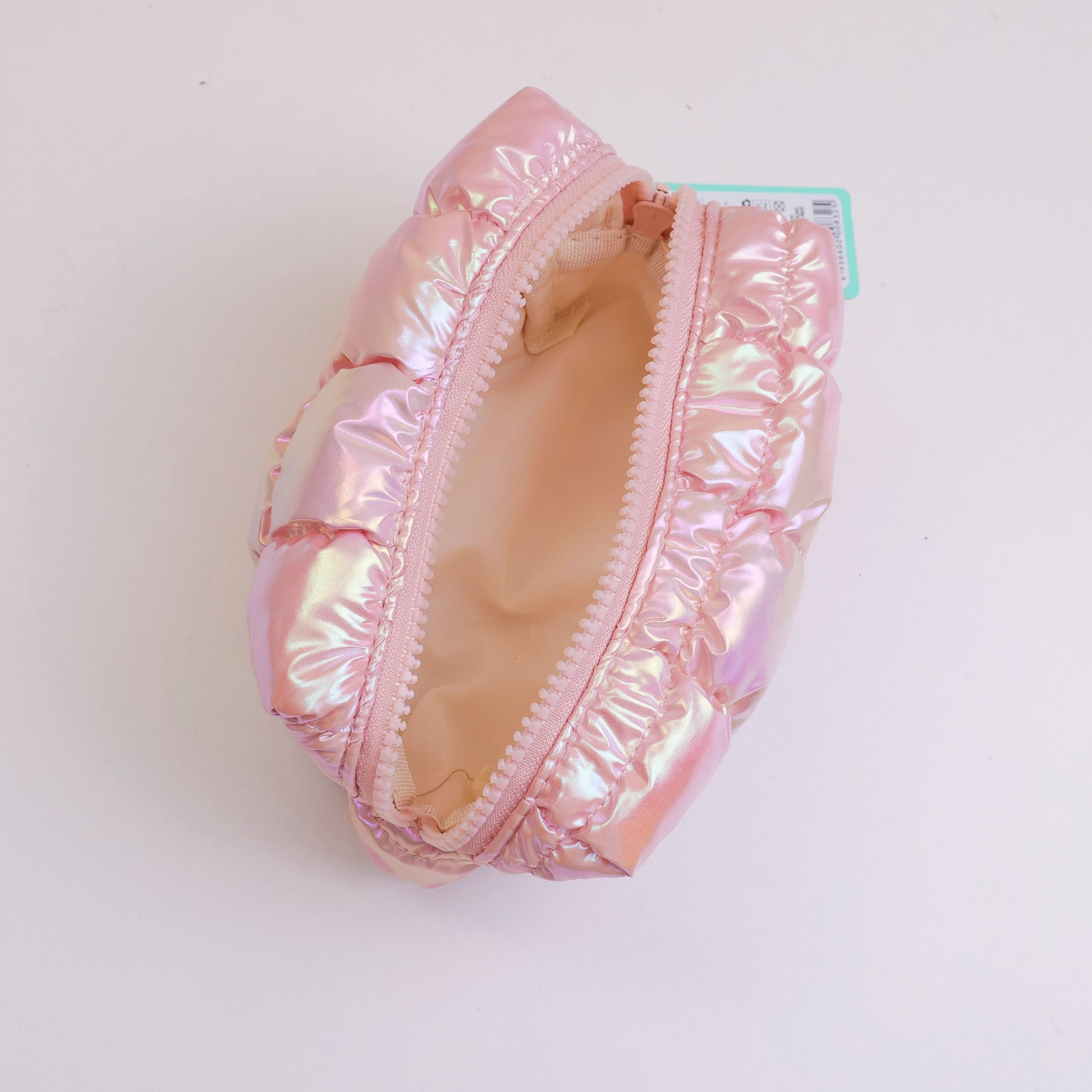 NECESER DE CUADROS ROSADO - PEQUEÑA