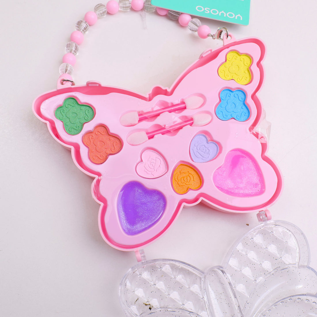 CARTERA EN FORMA DE MARIPOSA CON MAQUILLAJES PARA NIÑAS