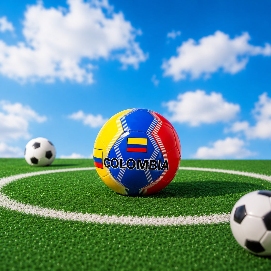 Balón de Fútbol Colombia Mundial