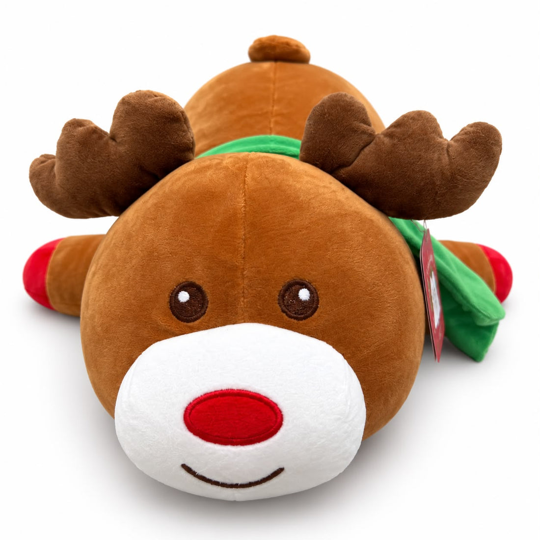 Peluche Reno Navideño Acostado 48 cm Yoyoso