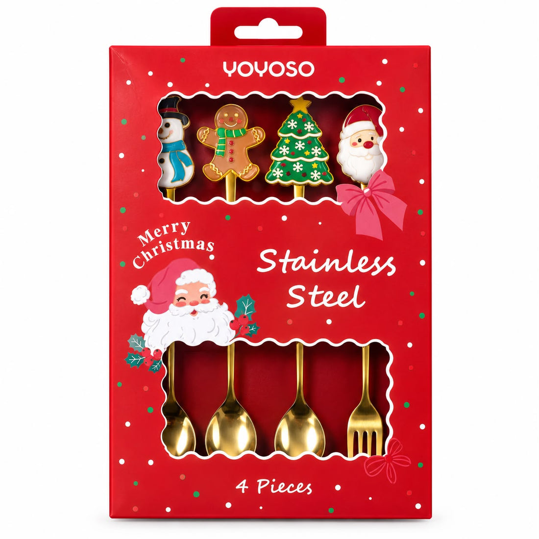 Set de Cubiertos Navideños