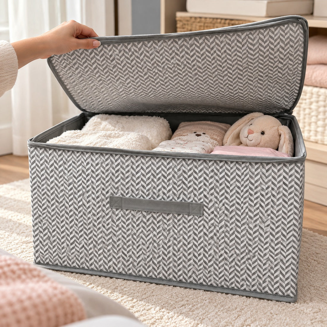 Caja organizadora con tapa 38 × 25 × 25 cm – Yoyoso