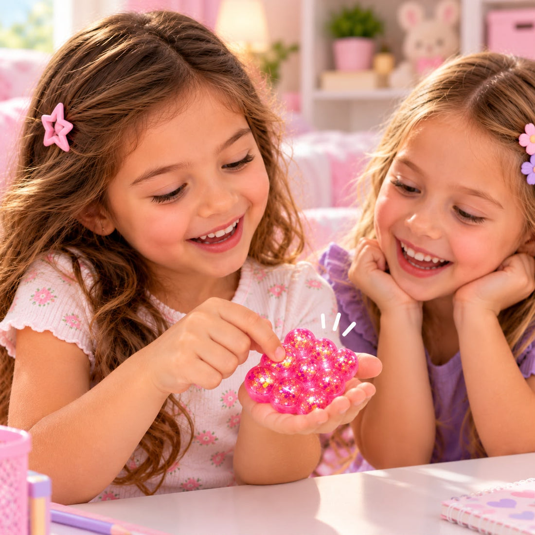Squishy cuadrado con círculos  – Yoyoso