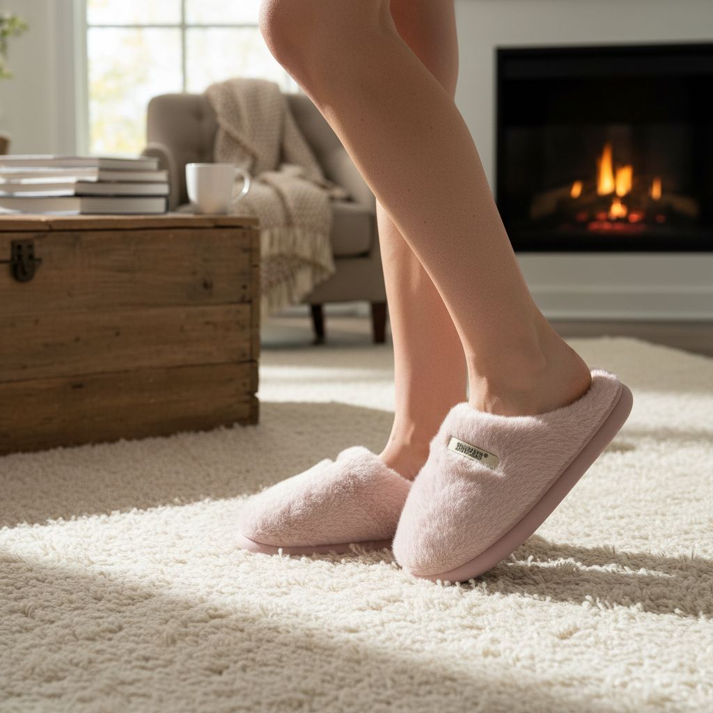 Pantuflas de Mujer Rosadas Ultra Suaves y Cómodas Talla 36-37 Yoyoso