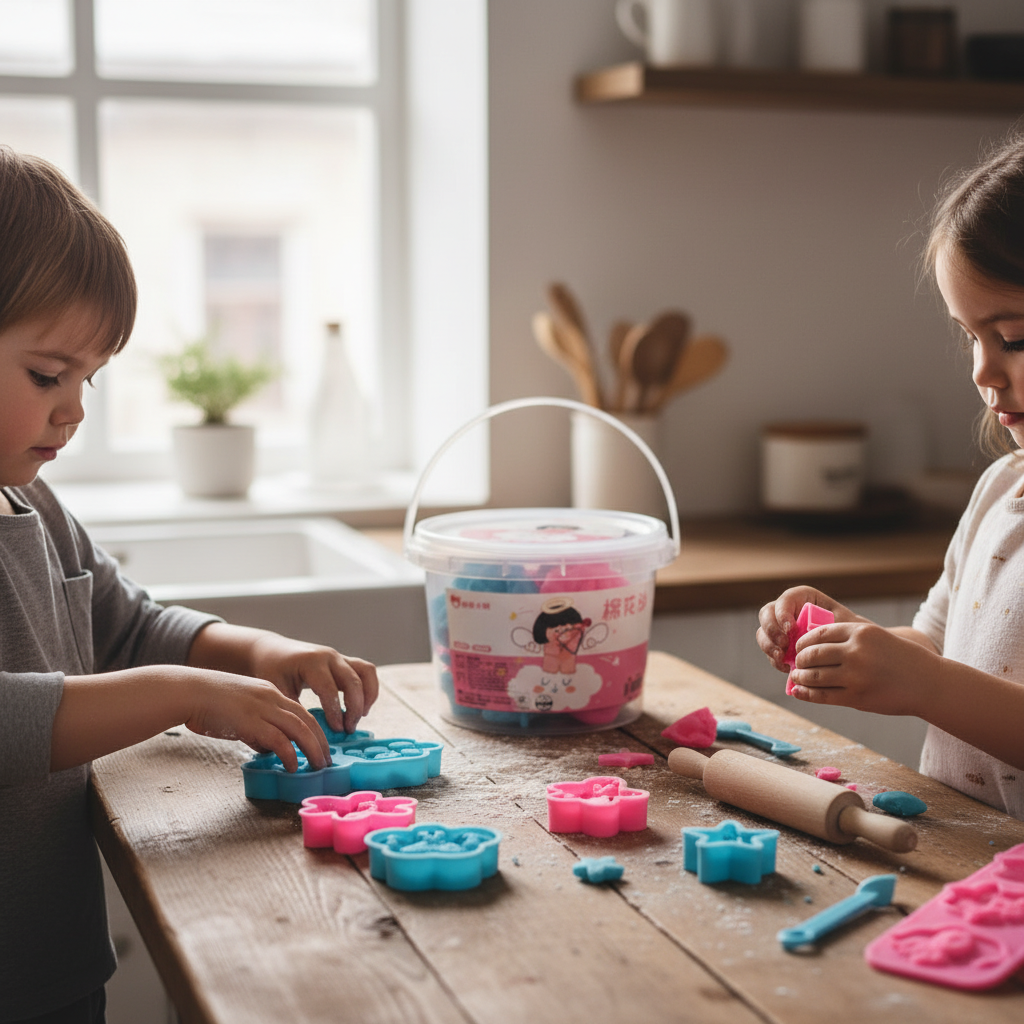 Arena de Algodon creativa para figuras y manualidades infantil Yoyoso