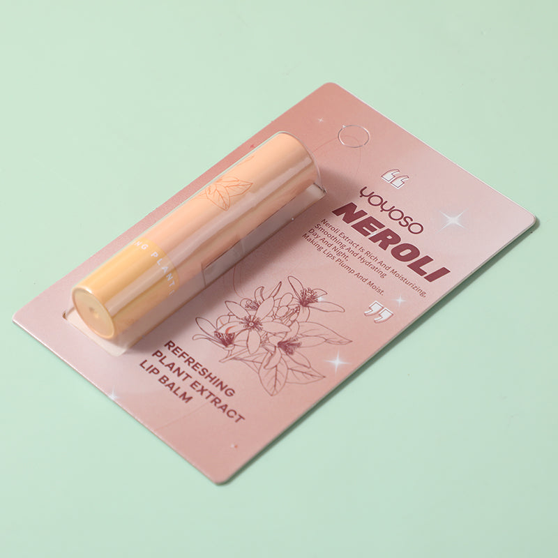 Bálsamo Labial Neroli Refreshing Plant Extract Hidratación Día y Noche para Labios Voluminosos Yoyoso