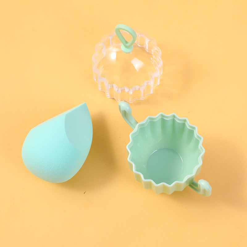 Esponja de Maquillaje Viajero Con Estuche en Forma de Cactus Yoyoso