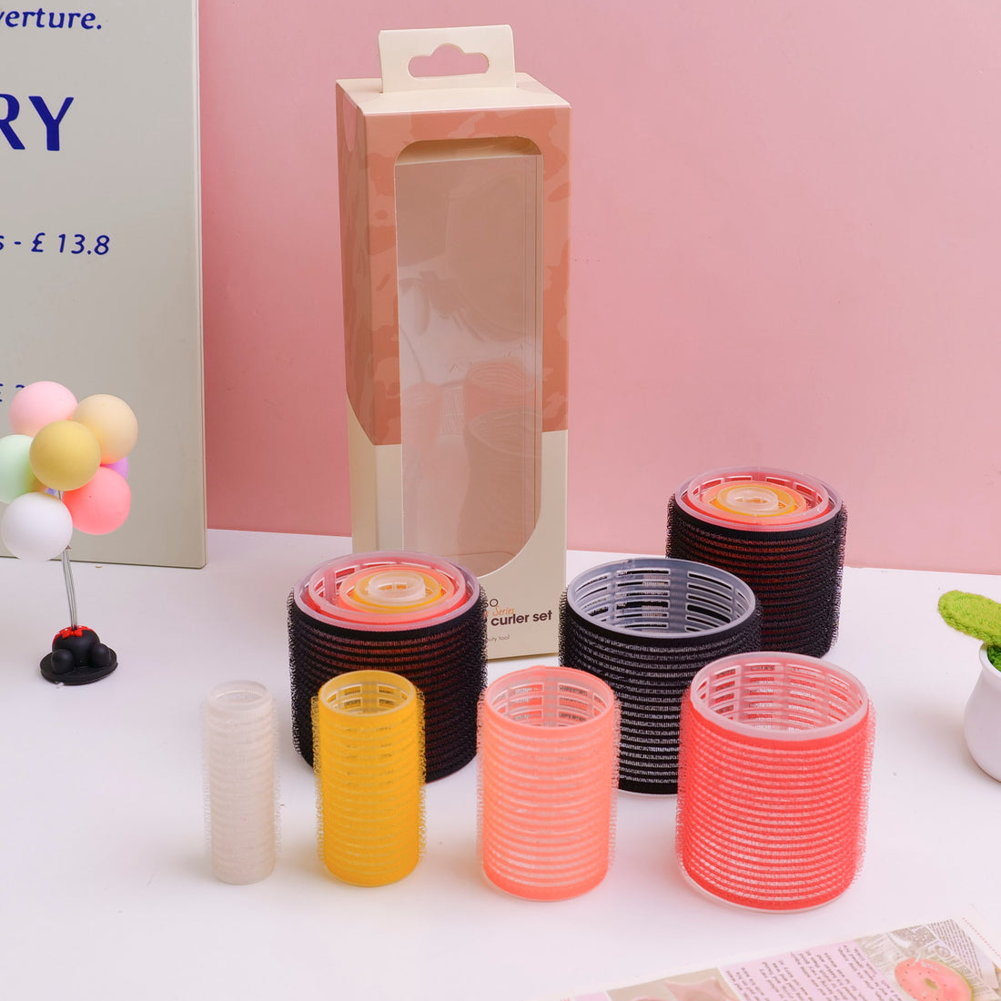 Set de Rulos Grandes de Agarre Automático para Volumen Extra Pack de 3 Unidades Yoyoso