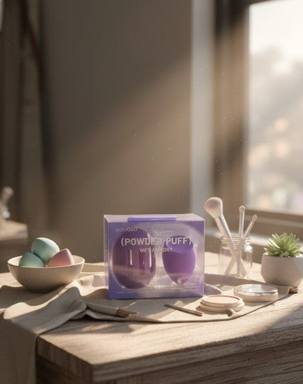 Set de Esponja de Maquillaje Yoyoso con Estuche Ventilado Yoyoso