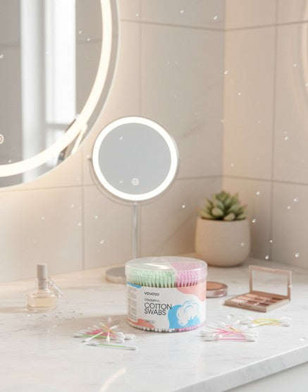 Set de Hisopos de Algodón de Colores 600 pzs Yoyoso