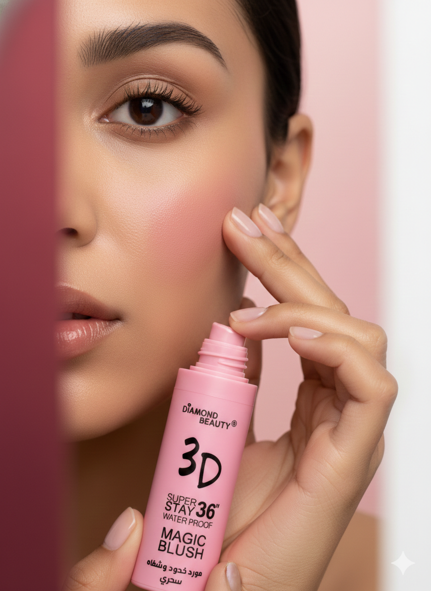 Rubor en Crema Larga Duración 3D Magic Blush Yoyoso