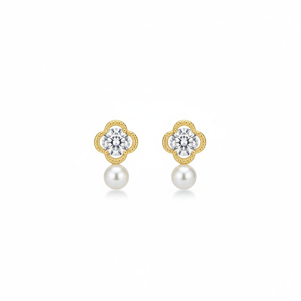 Toposs de Trébol con Detalles y Perla Yoyoso