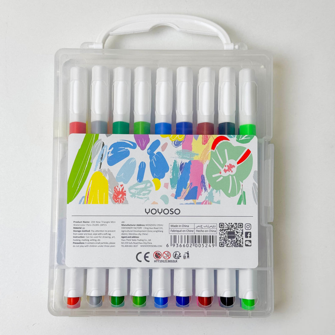 MARCADORES TRIANGULARES DELGADOS -18UND