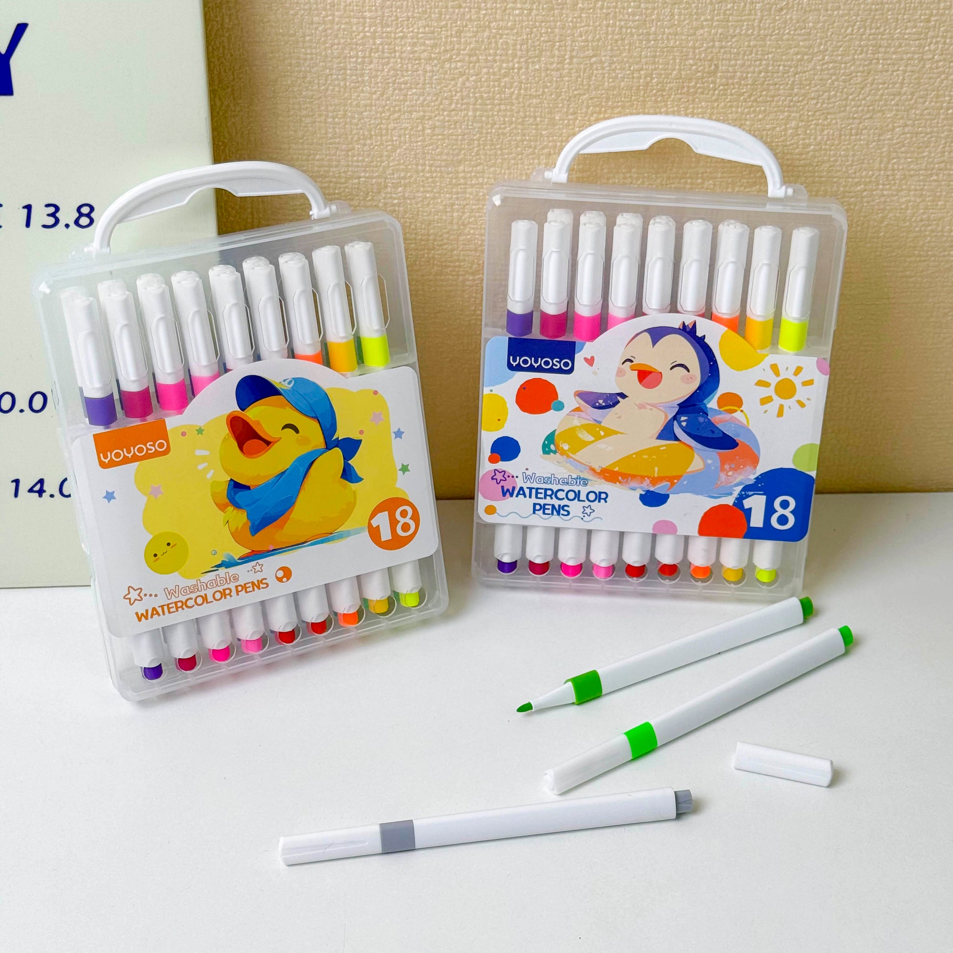 MARCADORES TRIANGULARES DELGADOS -18UND