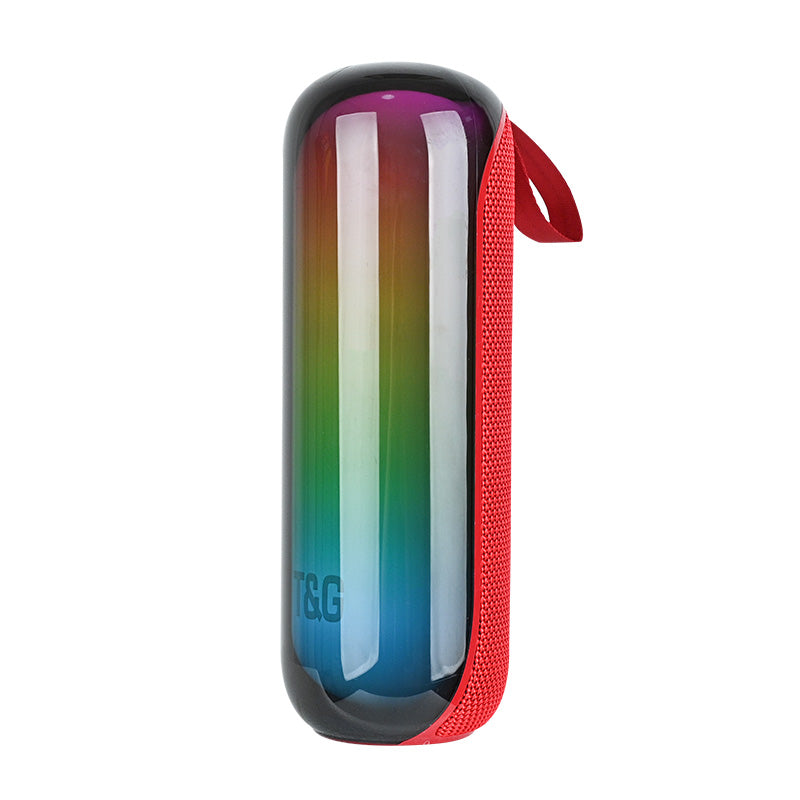 PARLANTE INALAMBRICO CON LUCES - ROJO